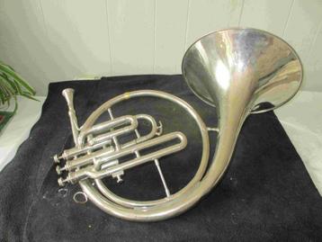 Hoorn C.Mahillon, Musique & Instruments, Instruments à vent | Cors, Enlèvement ou Envoi, Utilisé, Saxhorn ou Cor en mi bémol