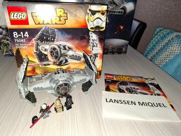 Lego Star Wars 75082 TIE Advanced Prototype beschikbaar voor biedingen