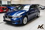 BMW 3 Serie 318 Touring dA Business Automaat - LEDER / NAVI, Autos, BMW, 5 places, Break, Automatique, Bleu