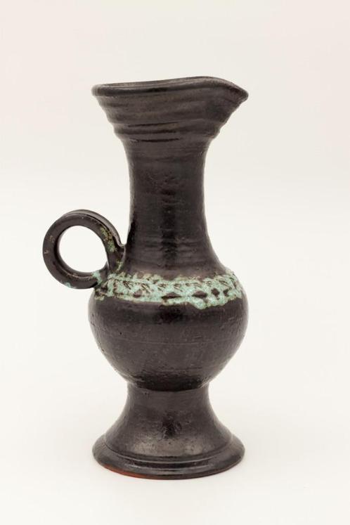 Vintage geglazuurde keramische vaas, Lilse Potterie F. Celik, Antiek en Kunst, Antiek | Keramiek en Aardewerk, Ophalen of Verzenden