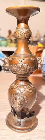 Chandelier japonais en bronze rare et antique -1880, Antiquités & Art, Enlèvement ou Envoi