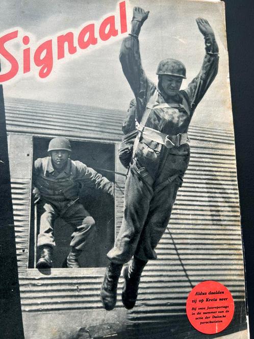 Signaal magazine in het Nederlands met FJ. 1 juli 1941, Verzamelen, Militaria | Tweede Wereldoorlog, Ophalen of Verzenden