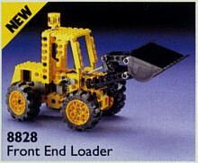 Lego:8828 Front End Loader, Kinderen en Baby's, Speelgoed | Duplo en Lego, Gebruikt, Lego, Complete set, Ophalen of Verzenden