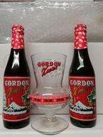 Bierglas Gordon Scotch X-mas., Verzamelen, Ophalen of Verzenden, Zo goed als nieuw, Flesje(s)