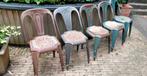 Fibrocit, vintage, 5 chaises de jardin en métal, Jardin & Terrasse, Chaises de jardin, Enlèvement, Utilisé