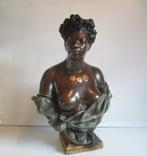 Antieke terra cotta Friedrich Goldscheider, ca 1900; H 45 cm, Ophalen of Verzenden