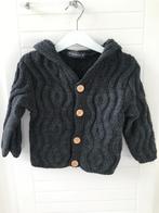 Nieuwe hand gebreide grijze vest met kabels 2 jaar, Jongen of Meisje, Trui of Vest, Nieuw, Ophalen of Verzenden