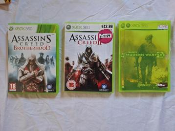 Assassin's Creed Brotherhood  en II - COD Modern Warfare 2 beschikbaar voor biedingen