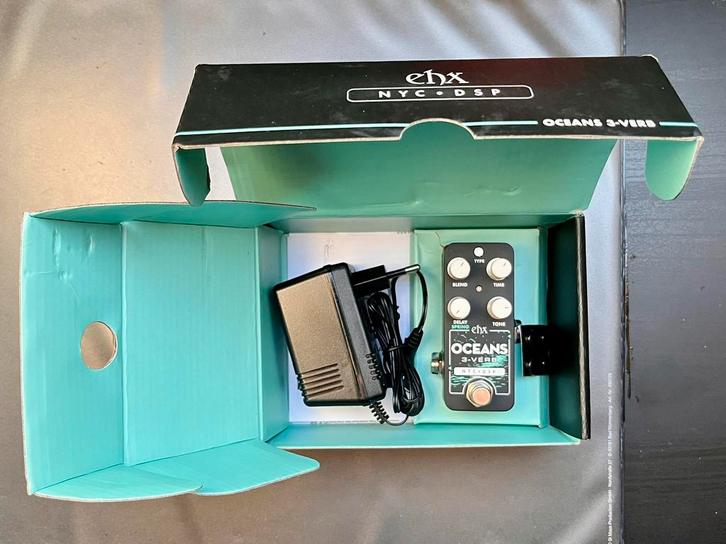 EHX Pico Oceans 3-Verb, Muziek en Instrumenten, Effecten, Zo goed als nieuw, Reverb, Ophalen of Verzenden