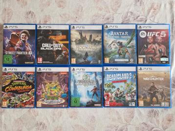 Verschillende Ps5 games te koop. beschikbaar voor biedingen