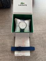Montre Lacoste bracelet cuir ou silicone, Ophalen, Zo goed als nieuw, Leer