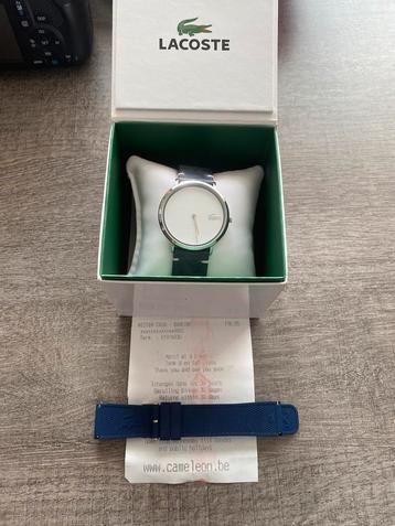 Montre Lacoste bracelet cuir ou silicone beschikbaar voor biedingen