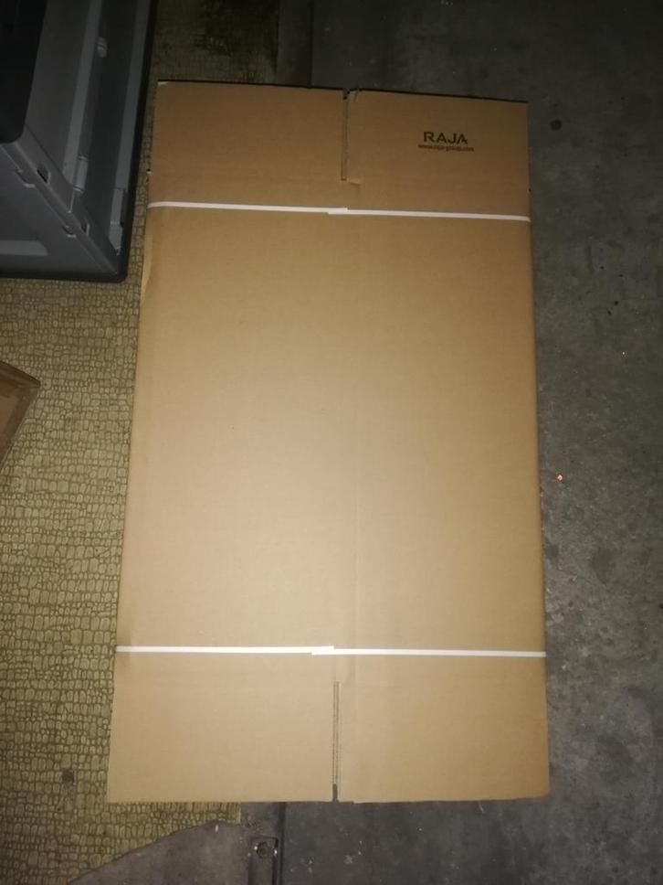 Set kartonnen rajapak bruin 20x20x50cm nieuw, Doe-het-zelf en Bouw, Kratten en Dozen, Nieuw, Ophalen of Verzenden