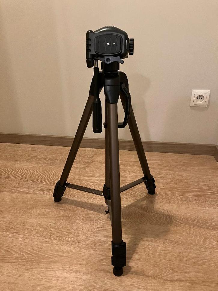 Hama Star 63 tripod, Audio, Tv en Foto, Fotografie | Statieven en Balhoofden, Zo goed als nieuw, Driepoot, 150 tot 175 cm, Ophalen