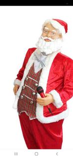 Kerstman 150 cm beweegt en muziek, Enlèvement ou Envoi, Utilisé