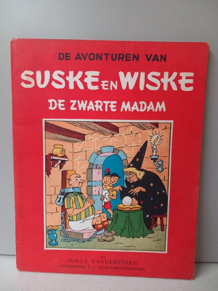 Suske en Wiske- De zwarte madam- 1e druk 1949, Boeken, Stripverhalen, Ophalen of Verzenden