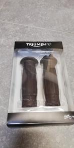 Triumph rubber handvaten met logo, Motoren, Ophalen of Verzenden
