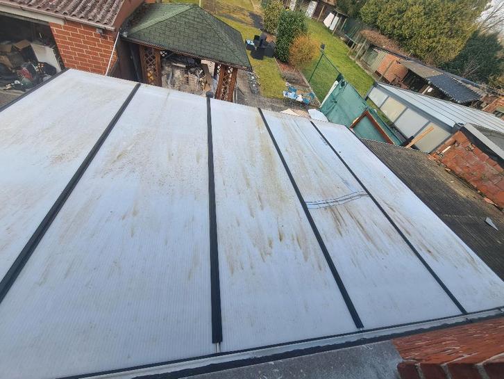 Polycarbonaat Platen, Bricolage & Construction, Tuiles & Revêtements de toit, Utilisé, Plaque de toiture ou Plaque de tuile, Synthétique