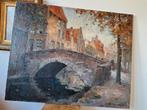 Alfred van Neste - Kanaalzicht Brugge, Antiek en Kunst, Ophalen