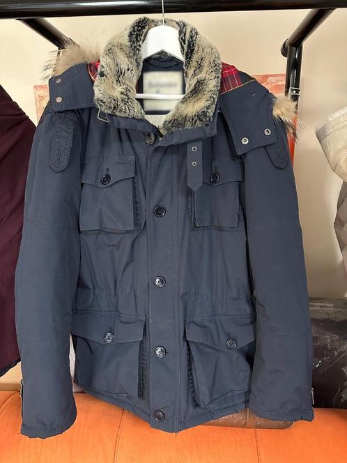 Veste d'hiver pour homme en fourrure véritable, Vêtements | Hommes, Vestes | Hiver, Comme neuf, Taille 52/54 (L), Bleu, Enlèvement ou Envoi