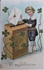 FANTASIEKAART- AMERIKAANSE RELIEFKAART, Ophalen of Verzenden, Gelopen, Kinderen