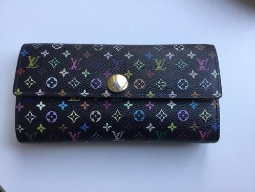 Portefeuille, Handtassen en Accessoires, Portemonnees, Gebruikt, Overige merken, Overige kleuren, Leder, Met knipsluiting, Ophalen