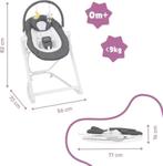 Draaistoel (of vaste ligstoel) Badabulle, Kinderen en Baby's, Wipstoeltjes, Schommelstoel, Met gordel(s) of riempje(s), Zo goed als nieuw