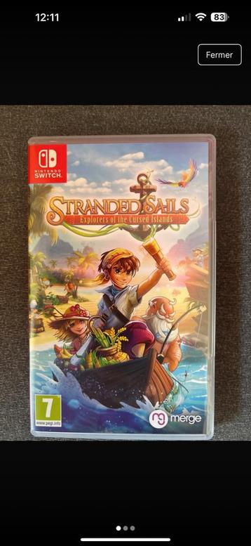 jeux switch stranded sails:explorers of the cursed. beschikbaar voor biedingen