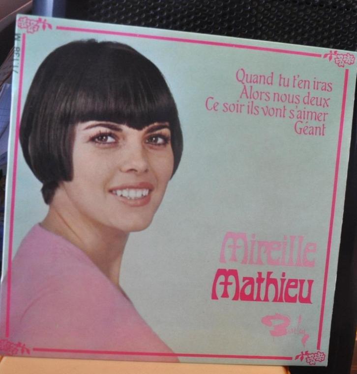 vinyl 45 tours mireille mathieu (x20315), Cd's en Dvd's, Vinyl | Overige Vinyl, Gebruikt, Ophalen of Verzenden