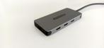 Sitecom CN-386 USB-C Hub 4 Port usb-hub(Zilver/zwart), Computers en Software, Dockingstations, Verzenden, Zo goed als nieuw, USB-hub