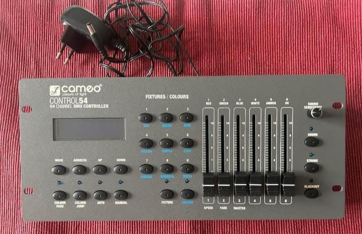 Cameo Control 54 DMX-controller, Muziek en Instrumenten, Licht en Laser, Zo goed als nieuw, Licht, Geluidgestuurd, Kleur, Stroboscoopeffect