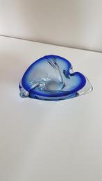 Héle mooie vintage blauwe schaal., Antiek en Kunst, Ophalen of Verzenden
