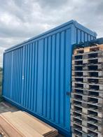 Barndwerende opslag container met opvangbak, Ophalen