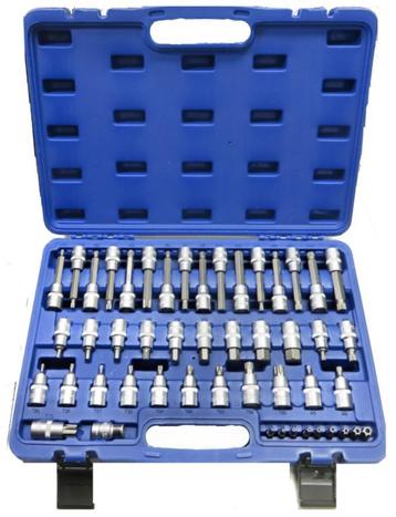 49-dlg. Bit doppenset, 1/2" inbus, torx, veeltand CRV + S2 beschikbaar voor biedingen