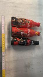 Coca cola fles 2 glas red Devils Eden hazard Kompany, Verzamelen, Ophalen