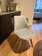 4 grijze kuipstoelen, Huis en Inrichting, Ophalen, Gebruikt, Grijs, Vier