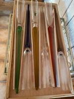 Verre (6) à champagne avec pied en christal, Antiek en Kunst, Ophalen