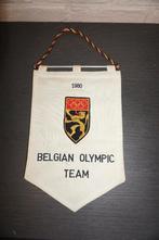 fanion des jeux olympiques de l'équipe belge 1980 - Moscou, Collections, Enlèvement ou Envoi