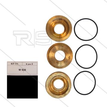 Messing Ring Set Met O-ringen 16mm Driedelig beschikbaar voor biedingen