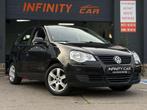 Volkswagen Polo 1.4i 16v Comfortline (bj 2006, automaat), Auto's, Stof, Zwart, 4 cilinders, Bedrijf