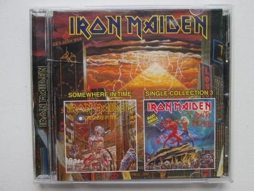 CD IRON MAIDEN - SOMEWHERE IN TIME / SINGLE COLLECTION 3, Cd's en Dvd's, Cd's | Hardrock en Metal, Gebruikt, Ophalen of Verzenden