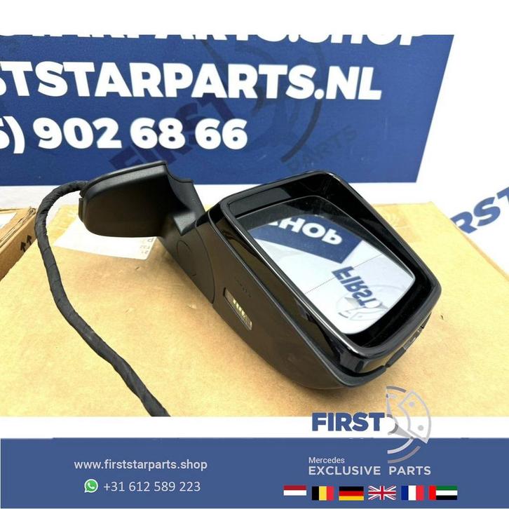 W463 G KLASSE SPIEGEL RECHTS DODEHOEK ASSIST ELEK.INKLAPBAAR, Auto-onderdelen, Spiegels, Mercedes-Benz, Gebruikt, Ophalen of Verzenden
