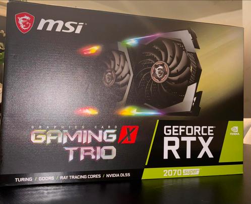 MSI RTX 2070 Super Gaming X Trio, Computers en Software, Videokaarten, Zo goed als nieuw, GDDR6, Ophalen of Verzenden