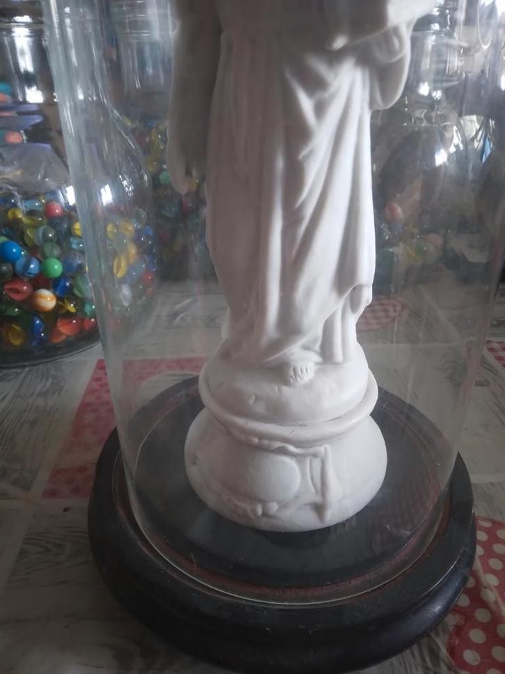 Stolp met witte biscuit antonius, Antiek en Kunst, Antiek | Religieuze voorwerpen, Ophalen