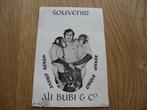 Vintage Sticker Wiener Circus ali Bubi & Co Souvenir, Ophalen of Verzenden, Overige typen