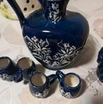 Vintage jeneverset, kruik en 6 glaasjes, Ophalen of Verzenden