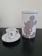 Bocal à biscuits et tasse à expresso Mickey Mouse, Ophalen, Overige typen, Nieuw, Overige stijlen