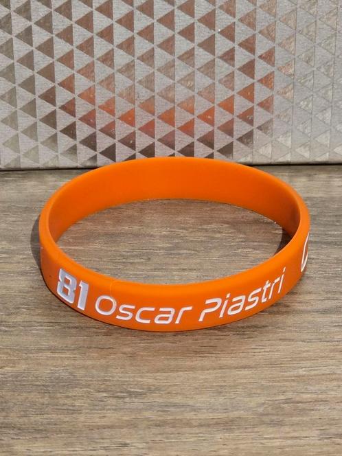 Oscar Piastri armband, Handtassen en Accessoires, Armbanden, Nieuw, Kunststof of Plastic, Oranje, Ophalen of Verzenden