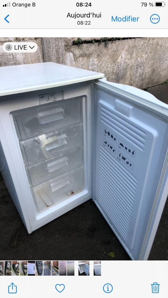 Congélateurs, Elektronische apparatuur, Vriezers en Diepvrieskisten, Vrieskast, Ophalen of Verzenden