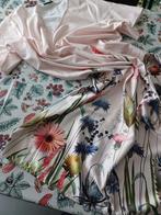 Zalmroze avond bloemenkleed M48/50 ZIZZI, Kleding | Dames, Verzenden, Jurk, Zo goed als nieuw, Roze